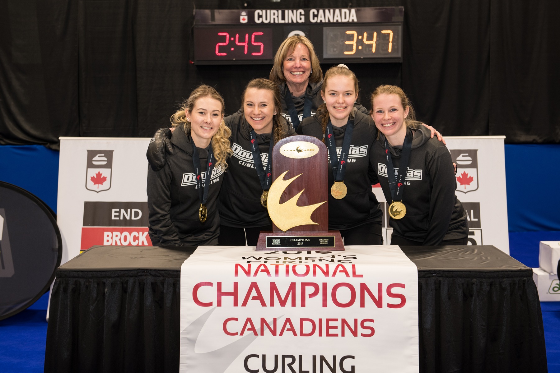 Douglas Royals are the 2019 CCAA Curling Canada Women's Champions