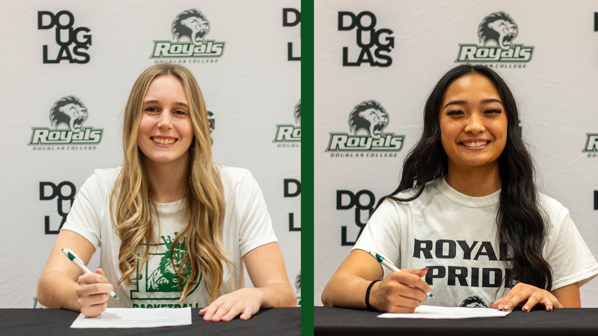 Lauren Clements (left) and Alynah Solano (right) will be joining the Royals for the 2024-25 season.